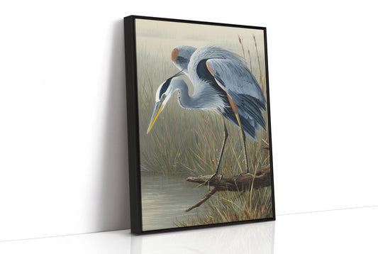 Marsh Sentinel Awaits Dawn