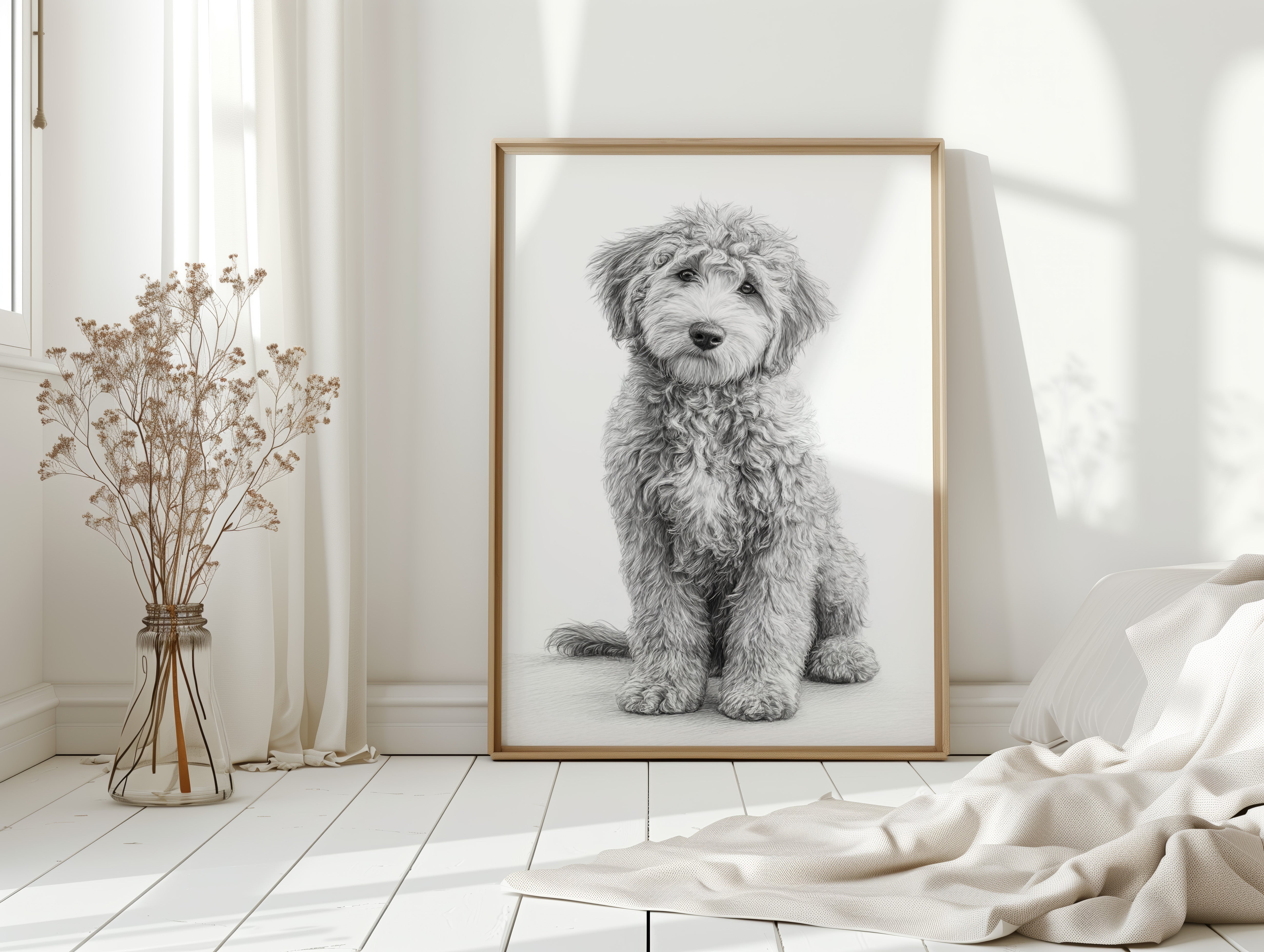 Curly Coat and Kind Eyes