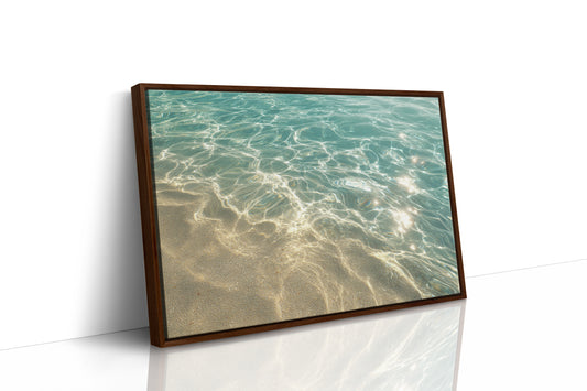 Crystal Tides Kiss Golden Shore