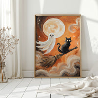 Midnight Mischief on a Broomstick