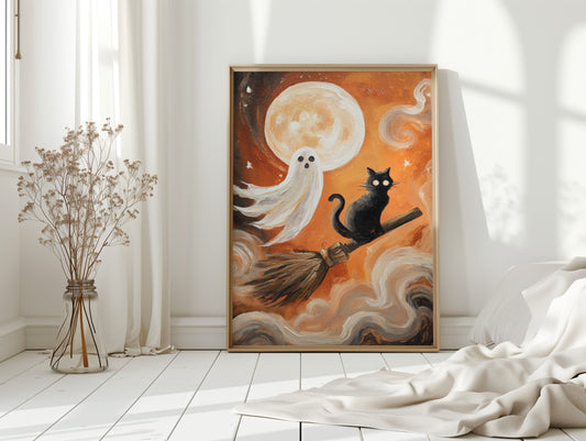 Midnight Mischief on a Broomstick