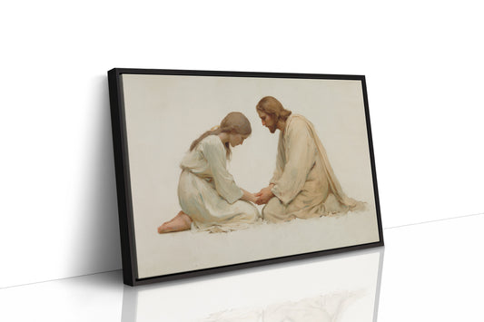 Whispered Devotion in Ivory Light