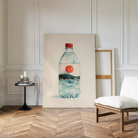 Mount Fuji Flows In Bottle