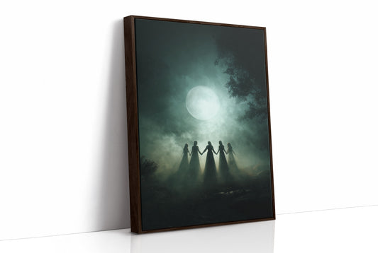 Moonlit Circle Of Ancient Ritual