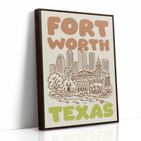 Fort Worth, Bubble Letter Skyline