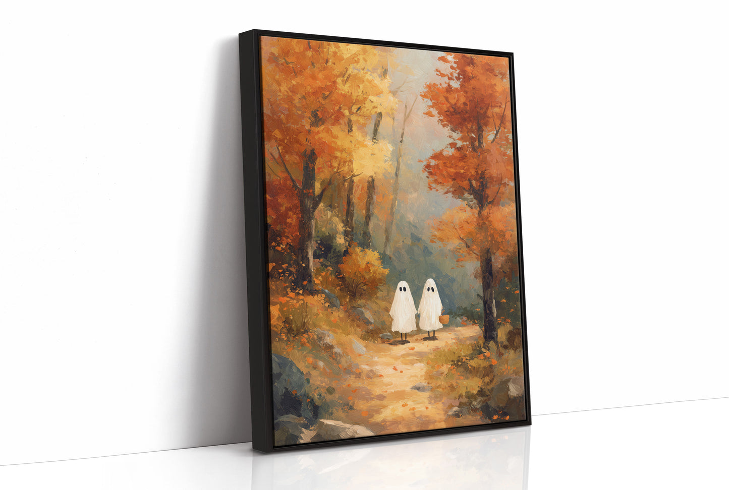 Spectral Wanderers in Autumn's Embrace