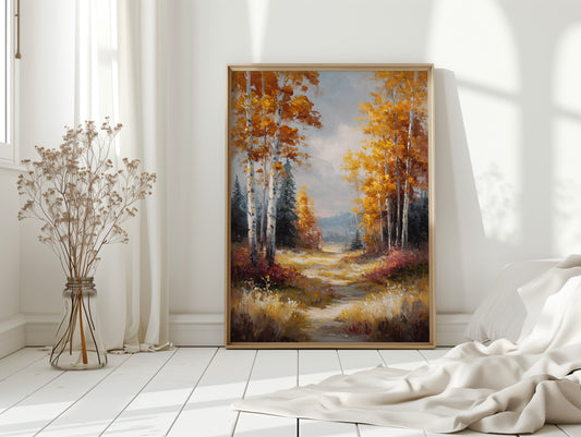 Path Through Golden Leaves