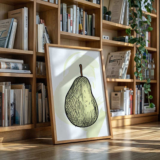 Simple Pear Sketches Autumn Memories