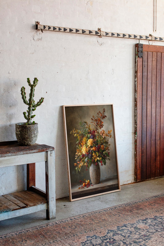 Autumn Roses Paint October's Symphony