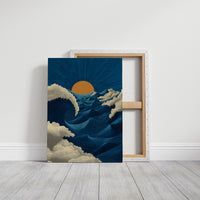 The Sun Meets the Wave Halfway
