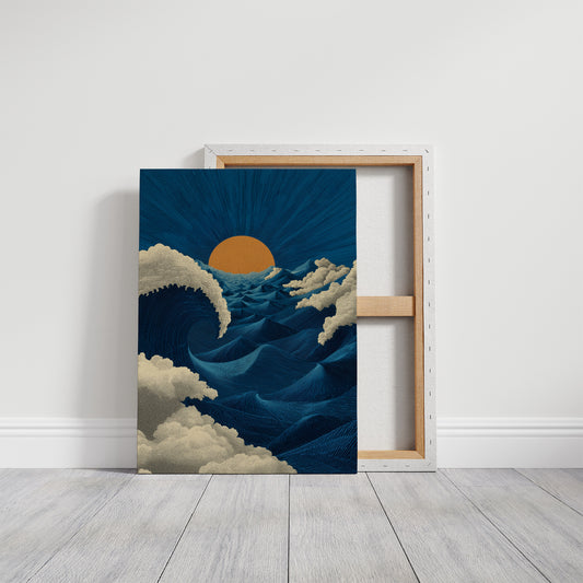 The Sun Meets the Wave Halfway