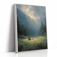 Sunbeams Bless The Mountain Meadow
