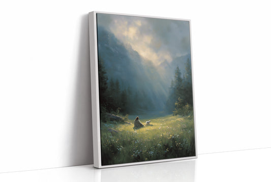 Sunbeams Bless The Mountain Meadow