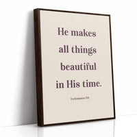 Words Bloom In Sacred Simplicity