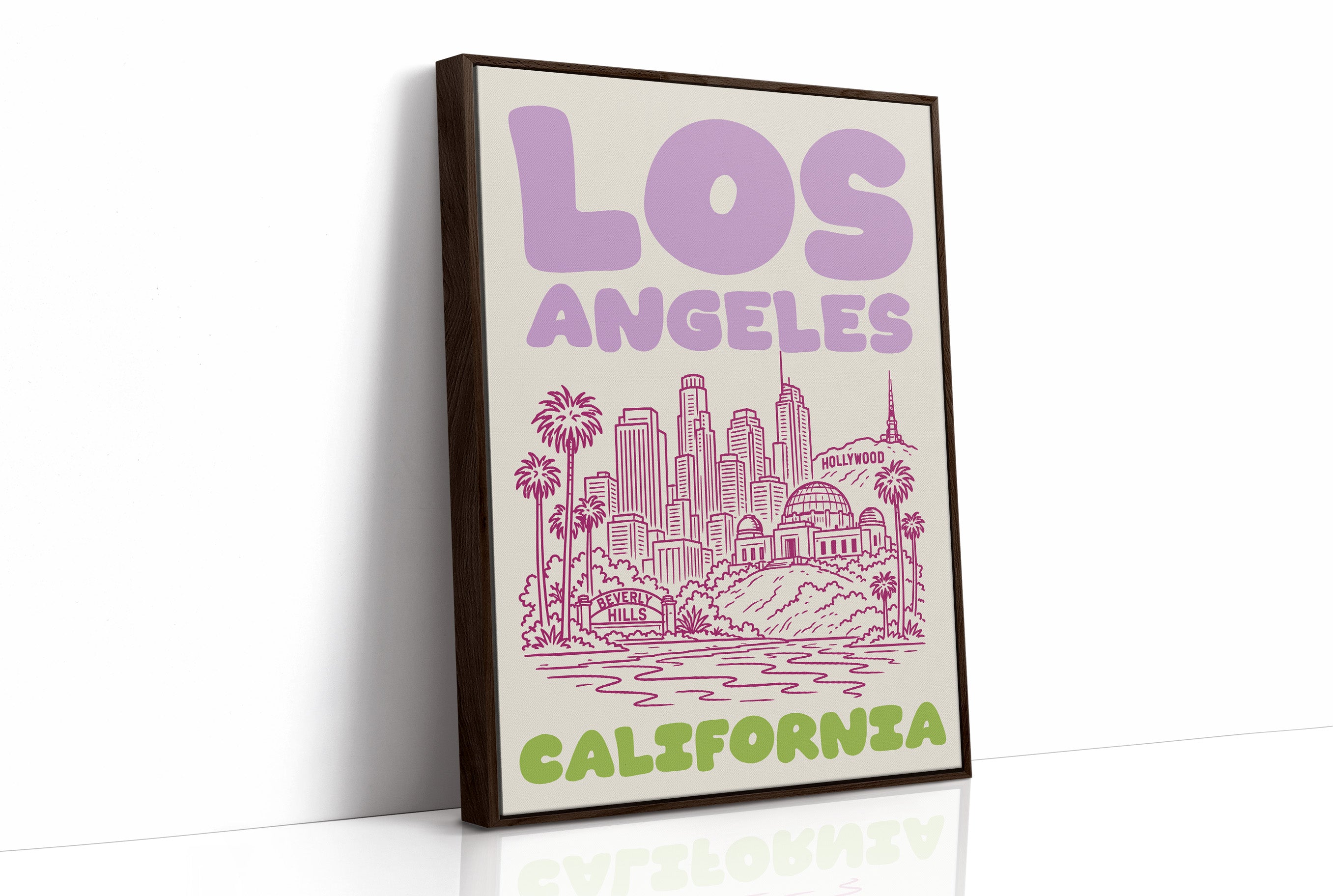 Los Angeles, Bubble Letter Skyline