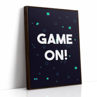 Game On Neon Gamer Art