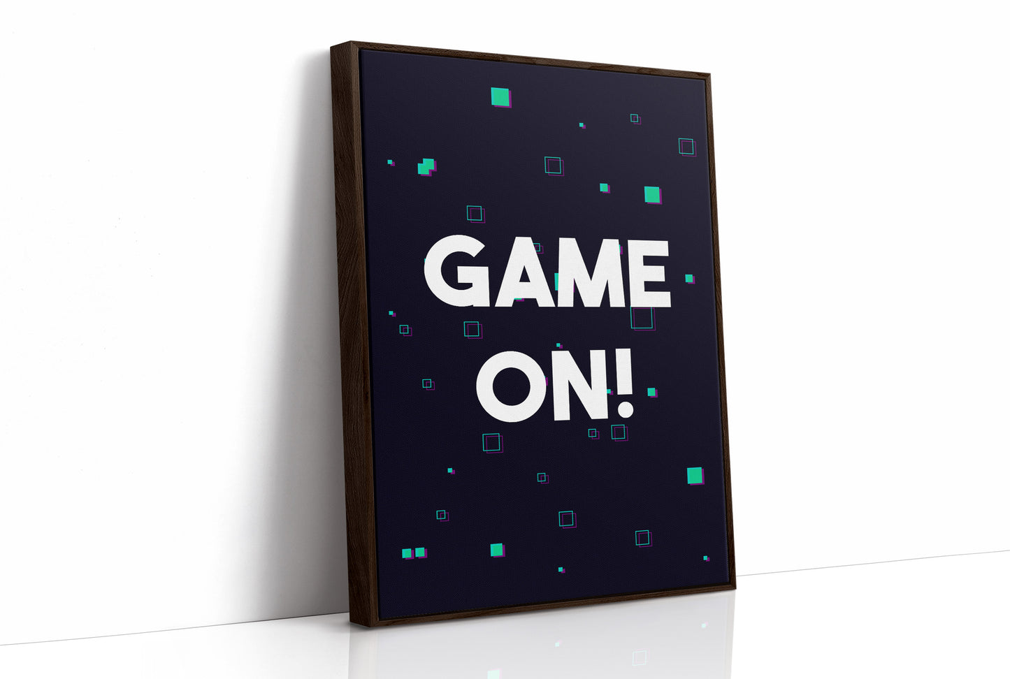 Game On Neon Gamer Art