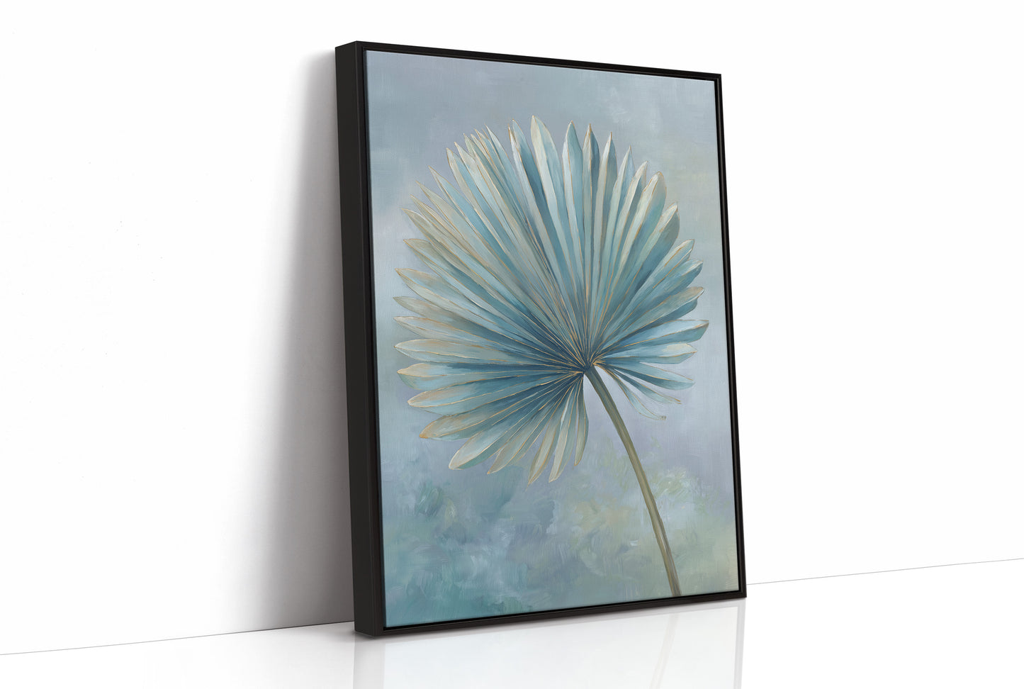 Azure Palm Whispers Serenity