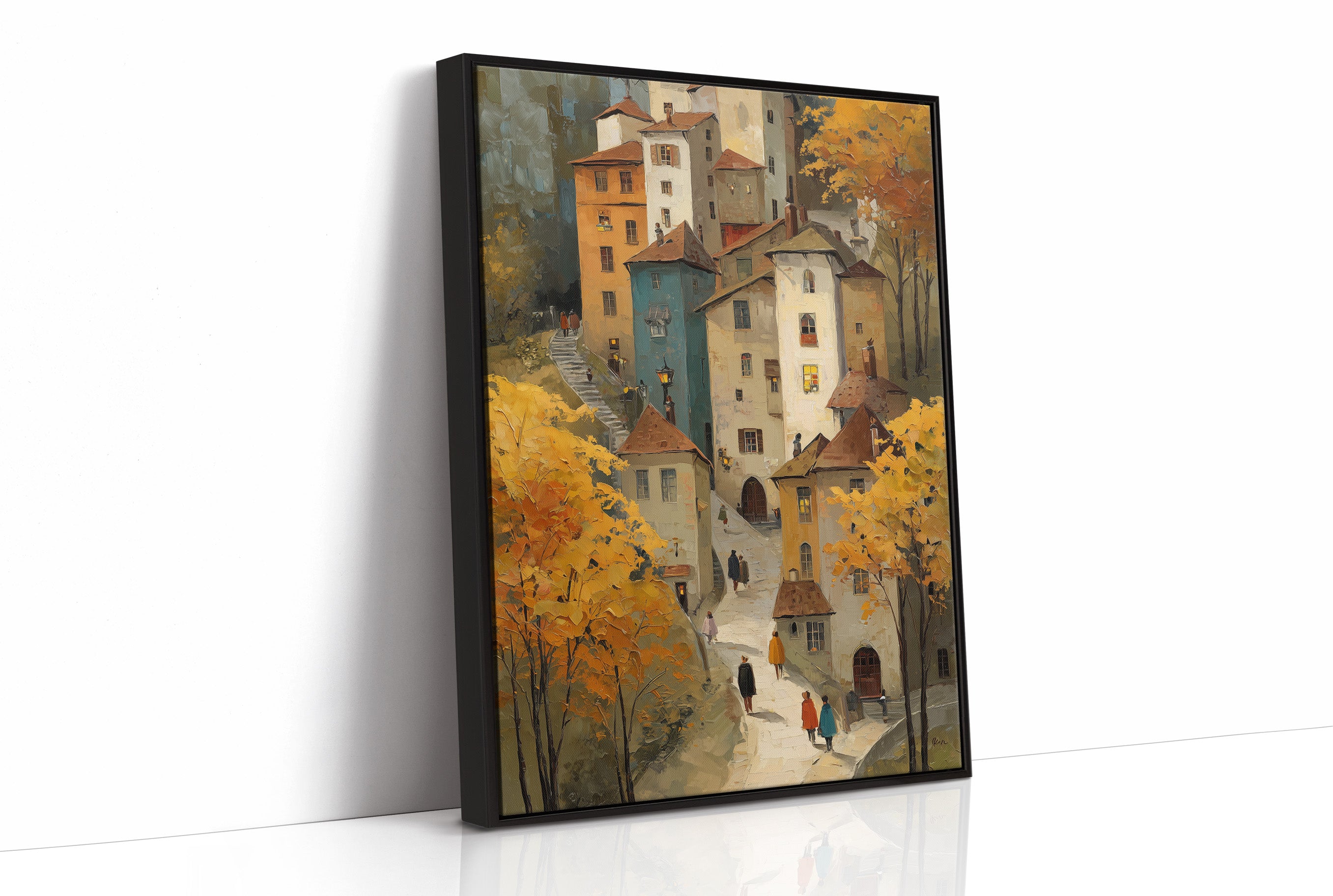 Autumn Passage Through Medieval Heights