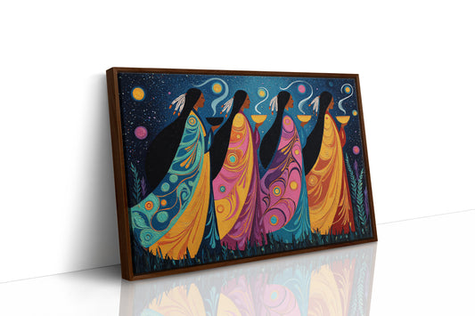 Sacred Stars Dance Through Night