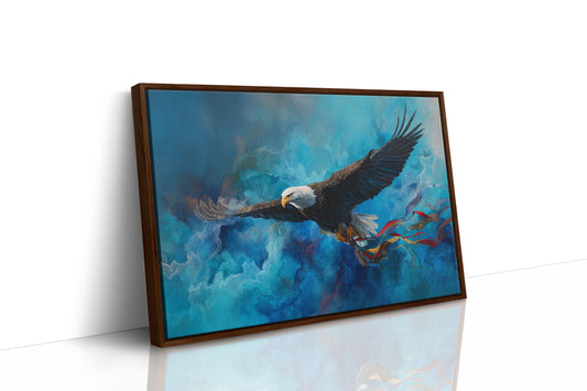 Soaring Through Storm-Painted Skies