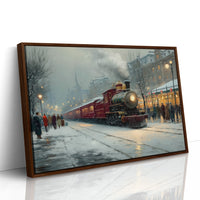 Winter Steam Meets City Lights