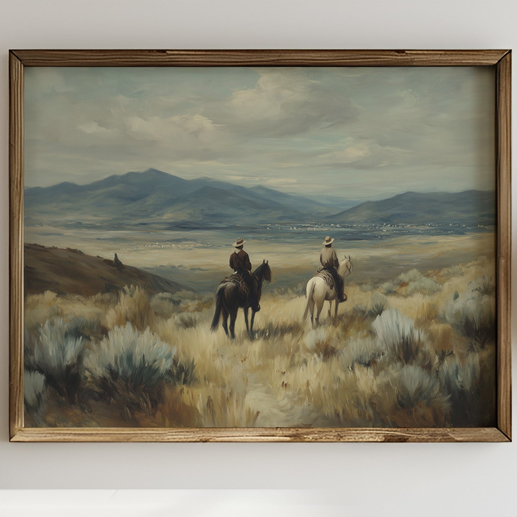 Sagebrush Tales Under Mountain Skies