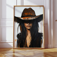 Ember Noir – Western Cowgirl Wall Art