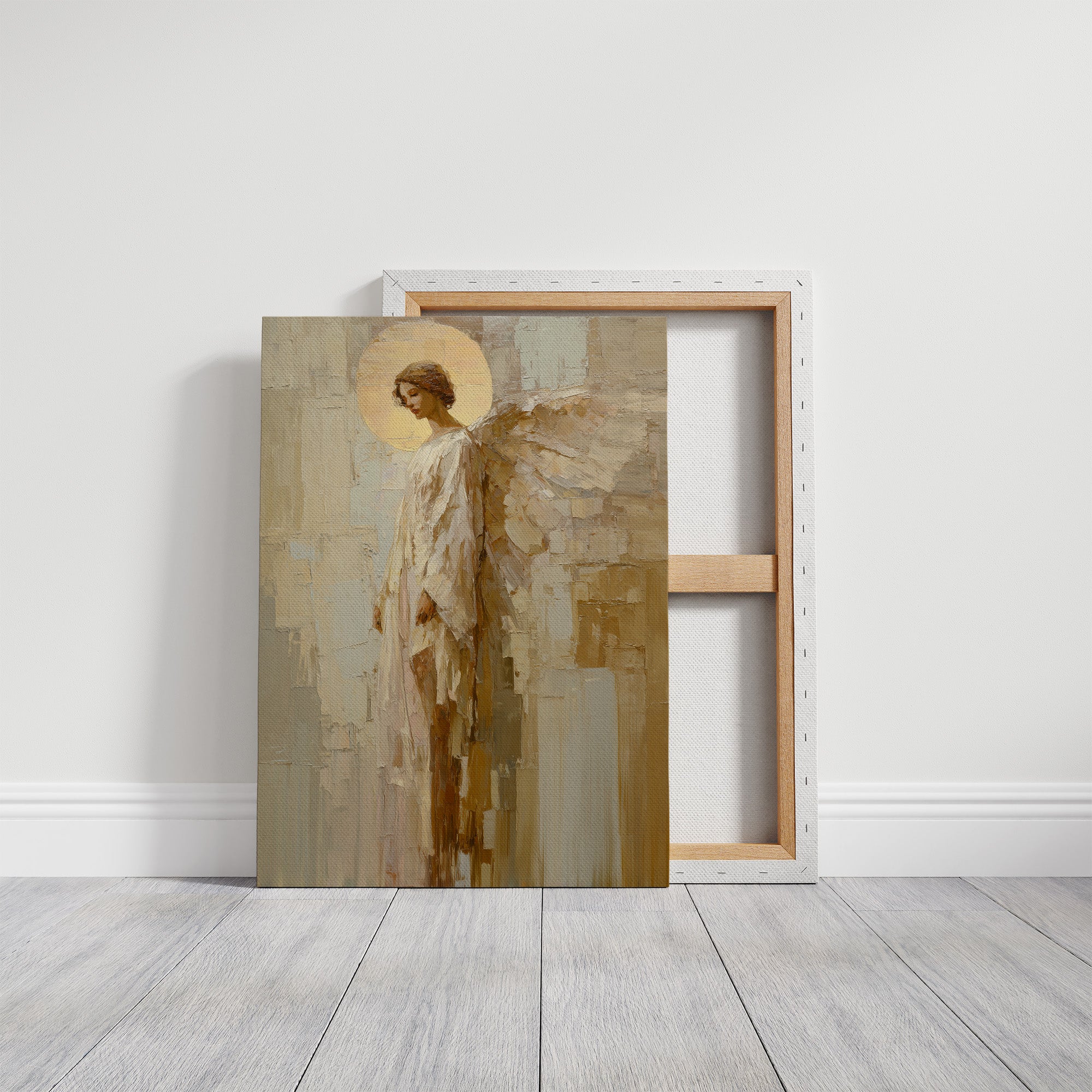 Ethereal Guardian in Golden Light