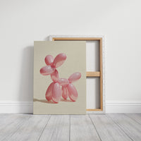 Balloon Pup, Etched in Pink