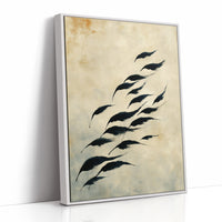 Birds Take Flight At Dawn