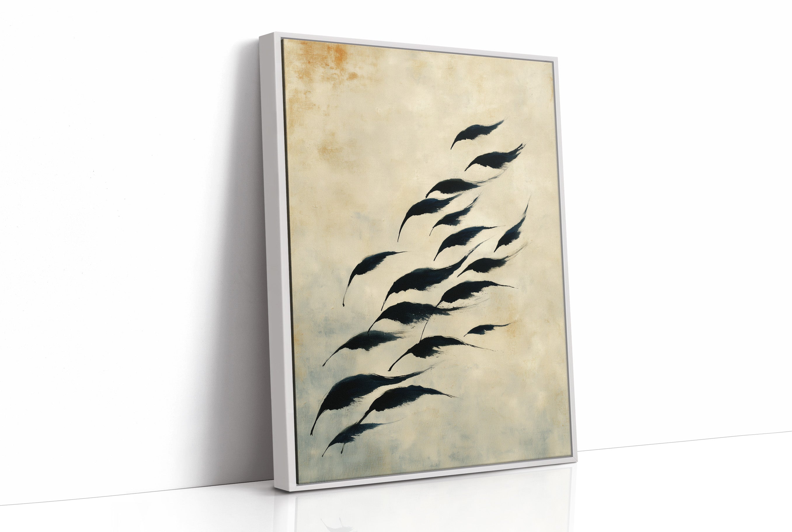 Birds Take Flight At Dawn