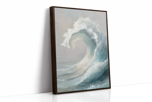 Ocean Memory In Wooden Frame