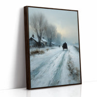 Carriage on the Frozen Road