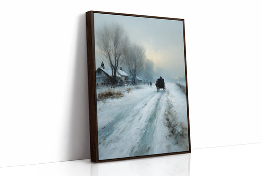 Carriage on the Frozen Road
