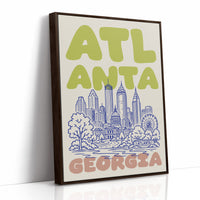 Atlanta, Bubble Letter Skyline