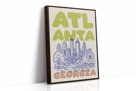 Atlanta, Bubble Letter Skyline