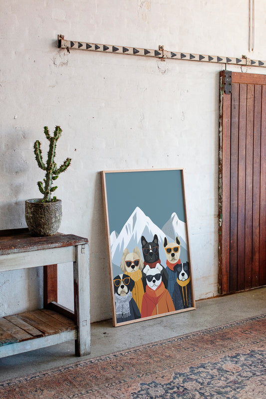 Mountain Dogs Rock Their Alps Ski