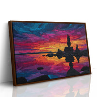Stone Towers Pierce The Twilight Sky
