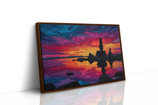 Stone Towers Pierce The Twilight Sky