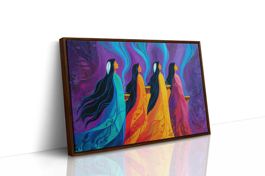 Sacred Smoke Rises Through Color