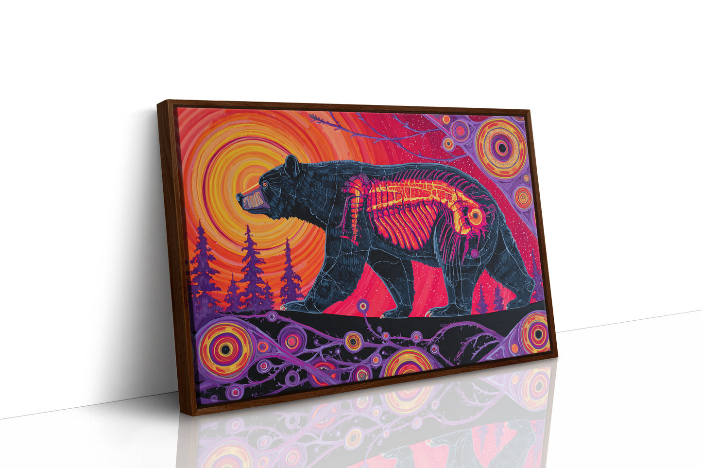 Spirit Bear's Inner Fire Glows