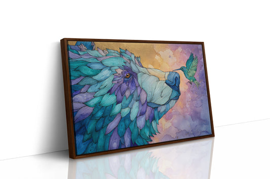 Bear And Hummingbird Share Dawn's Song