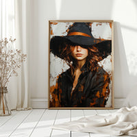 Mystique in Black and Orange