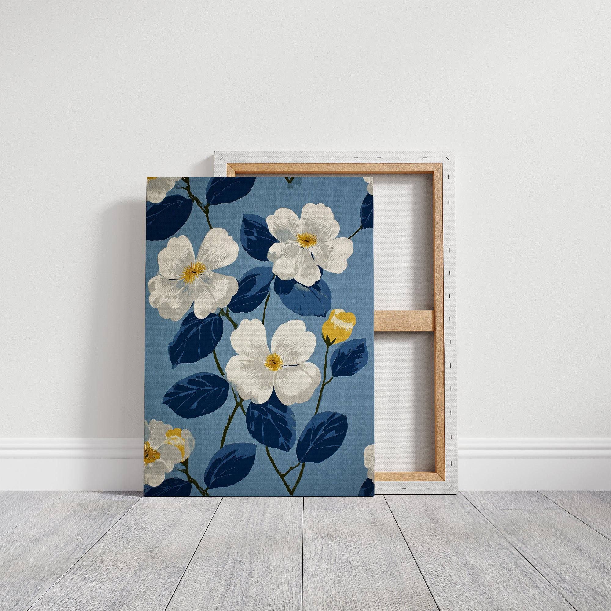 White Magnolias on a Blue Afternoon