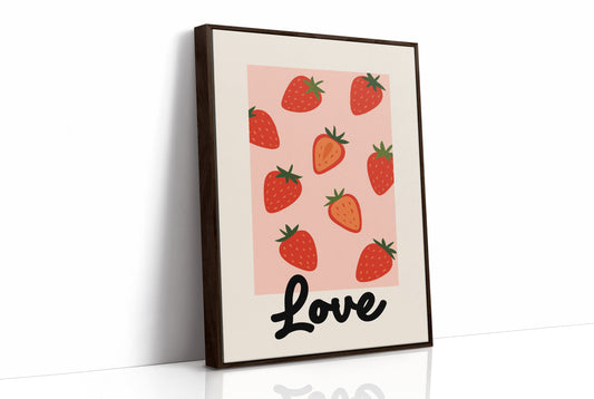 Sweet Summer On Pink Canvas