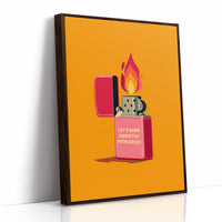 Let’s Burn Down the Patriarchy Art Print