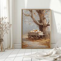 Harvest Bounty Beneath Golden Leaves