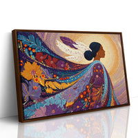 Sacred Flowers Dance In Evening Light