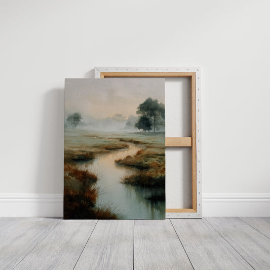 Morning Mist Over Still Waters